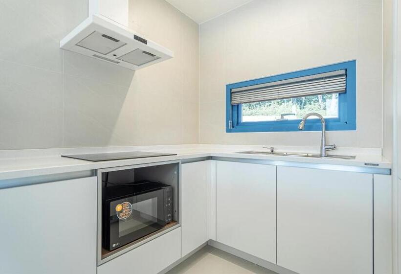 اتاق استاندارد با چشم‌انداز دریا, Yeosu Blueara Premium Pool Villa