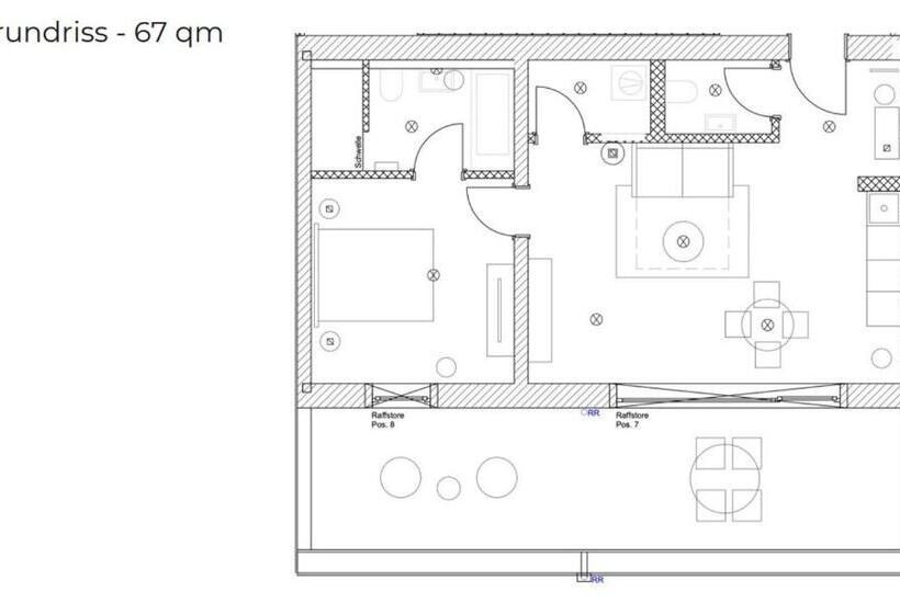 شقة غرفة واحدة مزودة بتراس, Dreamcation Apartments Boardinghouse   Straubing Süd