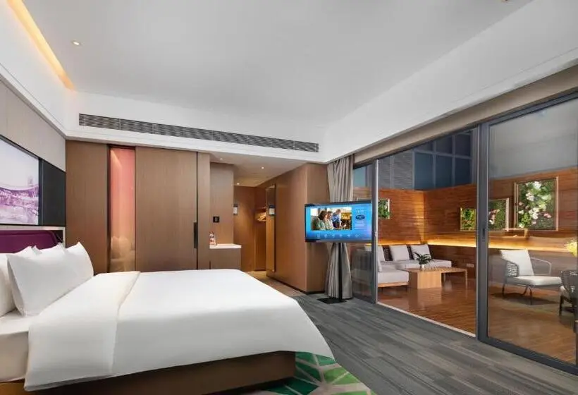 Deluxe-huone Puutarhanäkymä, Hampton By Hilton Shenzhen Baoan Stadium