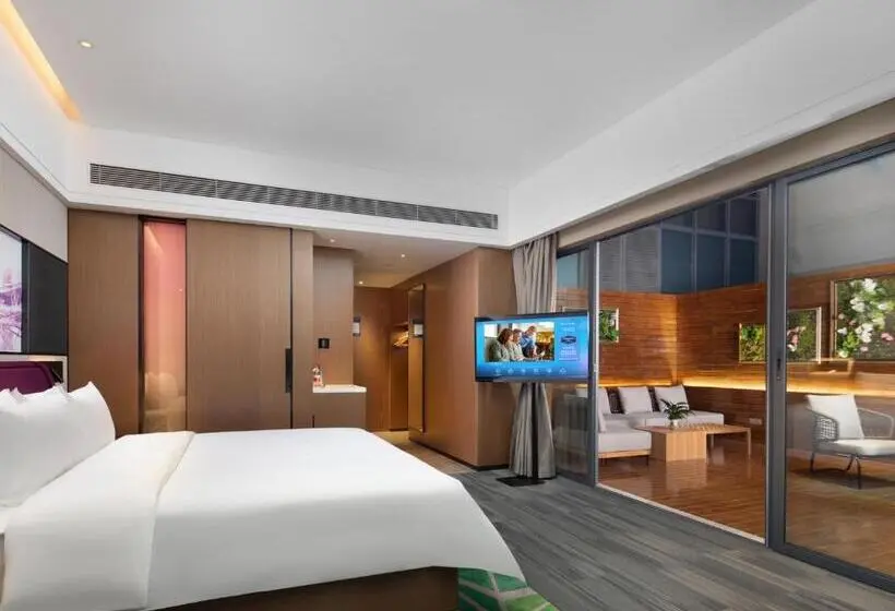 Deluxe-huone Puutarhanäkymä, Hampton By Hilton Shenzhen Baoan Stadium