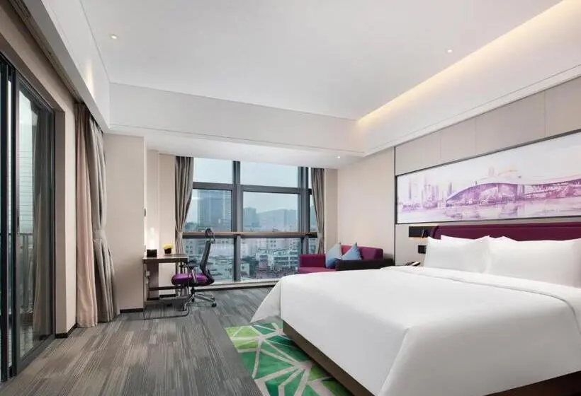 Deluxe-huone Puutarhanäkymä, Hampton By Hilton Shenzhen Baoan Stadium
