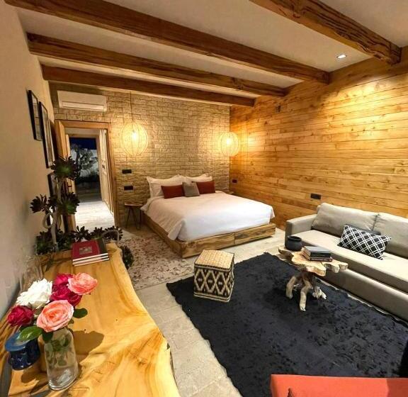 غرفة ديلوكس سرير كينج, Bio Et Bois  Luxury Bio Farm