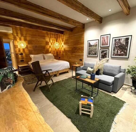 غرفة ديلوكس سرير كينج, Bio Et Bois  Luxury Bio Farm