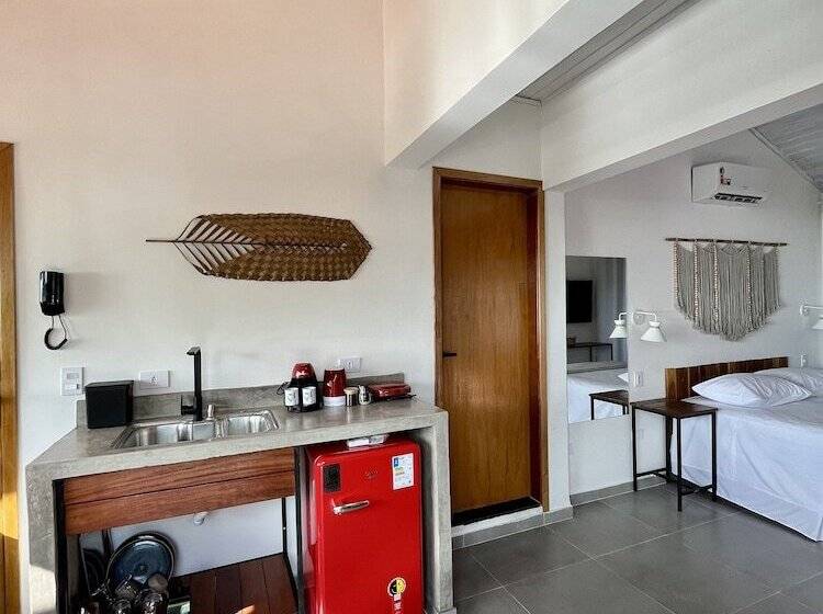 סוויטת דלוקס נוף לים, Santomar Guest House