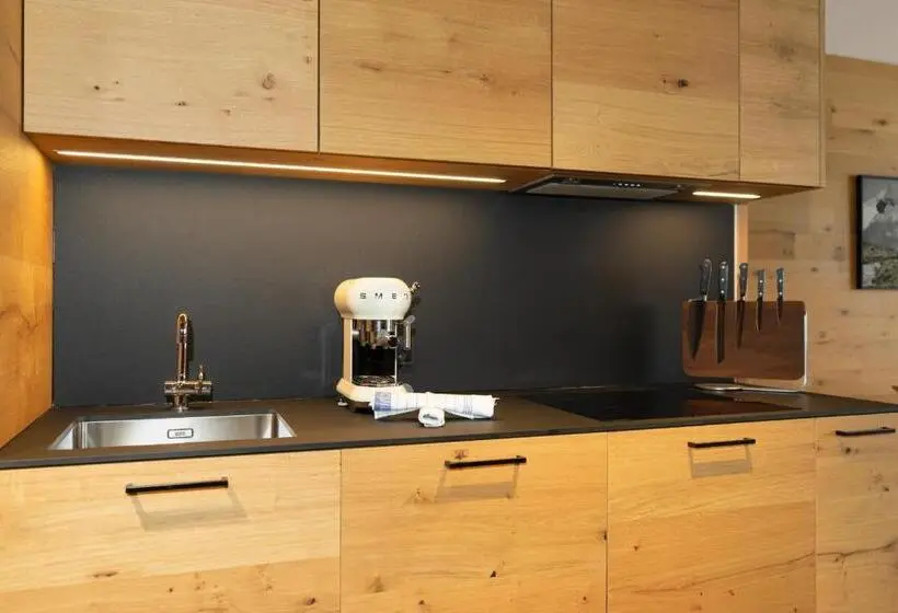 景色の見える一ベッドルームアパートメント, Heimat 1495m Appartements Typ 1
