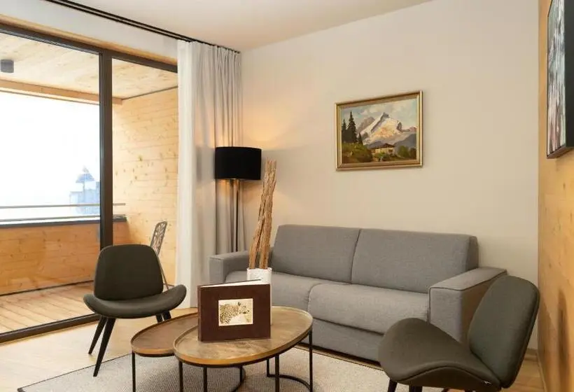 景色の見える一ベッドルームアパートメント, Heimat 1495m Appartements Typ 1