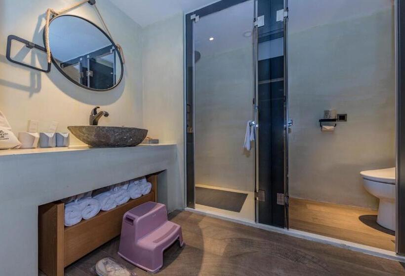 غرفة ديلوكس عائلية, Hangshe Hostel Fuzhou