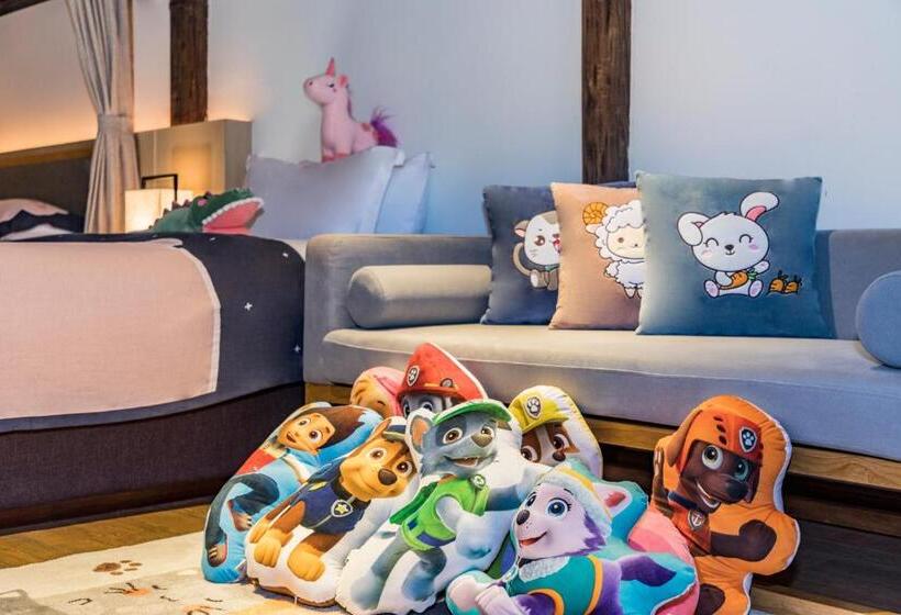 غرفة ديلوكس عائلية, Hangshe Hostel Fuzhou