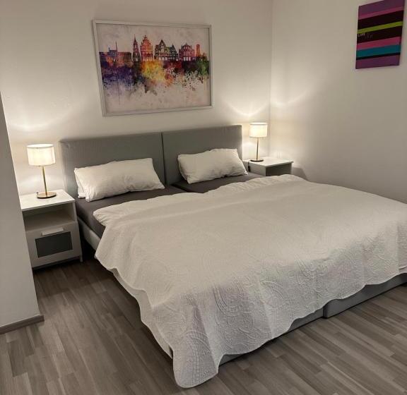 Pokój Standard z Balkonem, Unterkunft Zur Sternblume