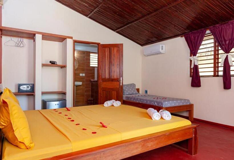 اتاق استاندارد سه تخته با چشمانداز استخر, Blue Sky Resort