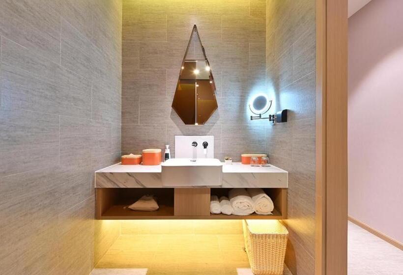 חדר סטנדרט פנימי, Atour Hotel Tianjin Eye