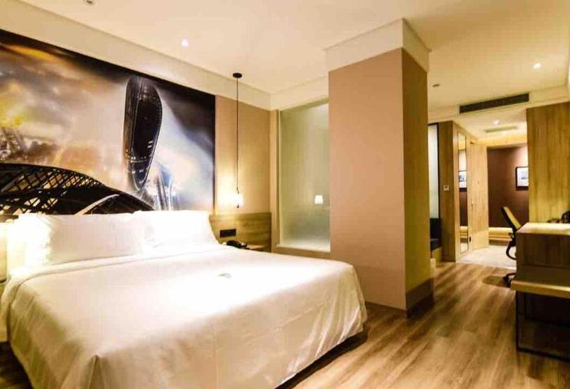 غرفة قياسية مطلّة علي البحر, Atour Hotel Xiamen Haicang Gulangyu Pier Seaview