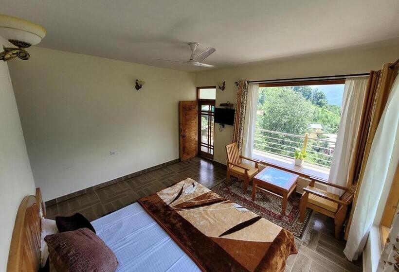 اتاق استاندارد با بالکن, Elegance Retreat Manali Luxury Boutique Stay
