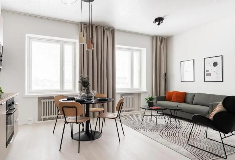 Huoneisto 1 Makuuhuone, Prime Apartments Pori Central