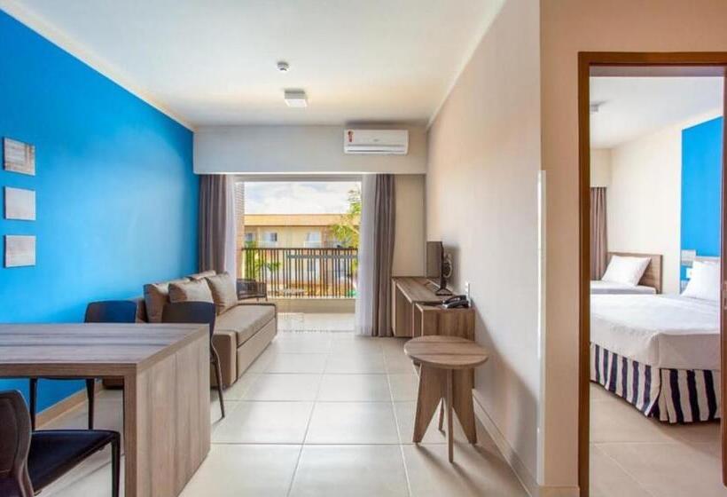 침실 1개 아파트, Resort Ondas Praia