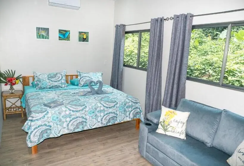 キングサイズベッドのデラックスルーム, Luxury Apartments Nauyaca By Paradiselodge