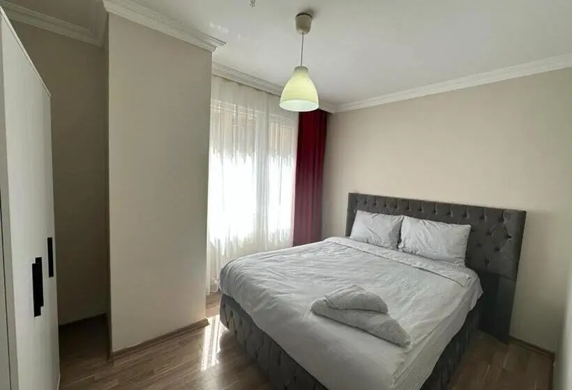 Huoneisto 1 Makuuhuone Puutarhanäkymä, şişli Osmanbey 2+1 Mado 9