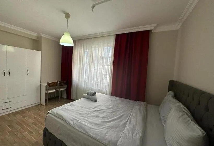 Huoneisto 1 Makuuhuone Puutarhanäkymä, şişli Osmanbey 2+1 Mado 9