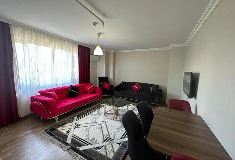 Huoneisto 1 Makuuhuone Puutarhanäkymä, şişli Osmanbey 2+1 Mado 9