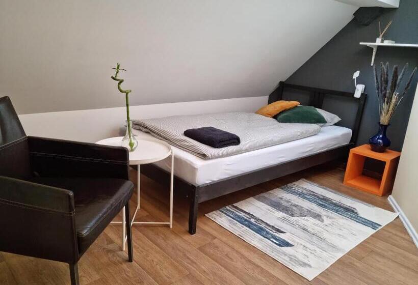 اتاق استاندارد یک تخته با سرویس بهداشتی مشترک, Sax Pub Hostel Ljubljana