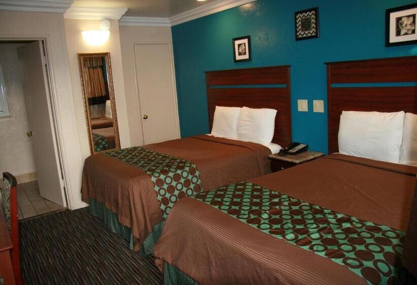 غرفه قياسيه سريرين مزدوجين, Civic Center Lodge / Lake Merritt Bart