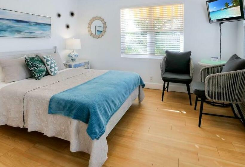 带海景的标准工作室, Coconut Inn Passagrille Beach