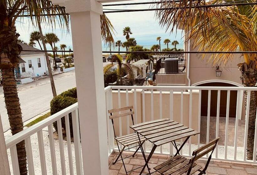 带海景的标准工作室, Coconut Inn Passagrille Beach