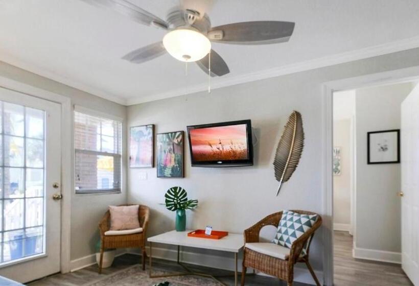 带1个卧室带花园景观的公寓, Coconut Inn Passagrille Beach