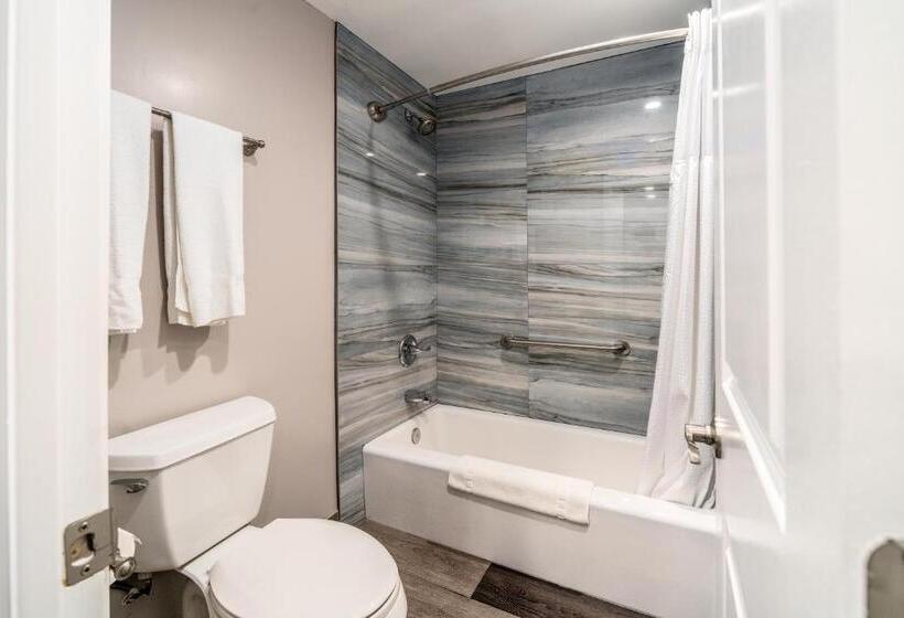 חדר דחוקס עם מיטת קינג, Friendly Hills Inn