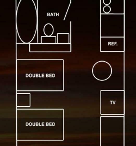 חדר סטנדרט שתי מיטות זוגיות, Pyramid Resort Motel