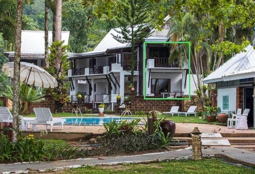 חדר סטנדרט נוף לים עם מרפסת, Baansook Resort Koh Chang