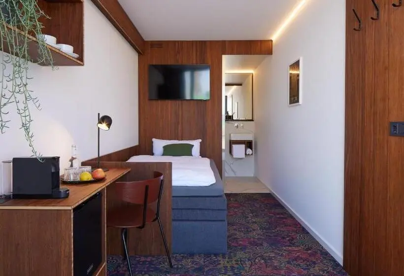 スーペリアシングルルーム, Tin Inn L Hückelhoven Einfach Gut Das Hotel Aus Hochwertig Ausgebauten überseecontainern