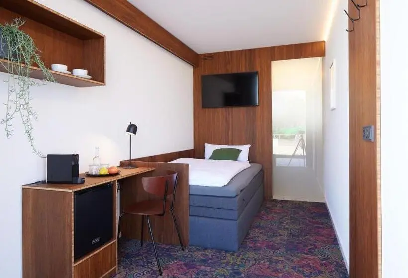 スーペリアシングルルーム, Tin Inn L Hückelhoven Einfach Gut Das Hotel Aus Hochwertig Ausgebauten überseecontainern