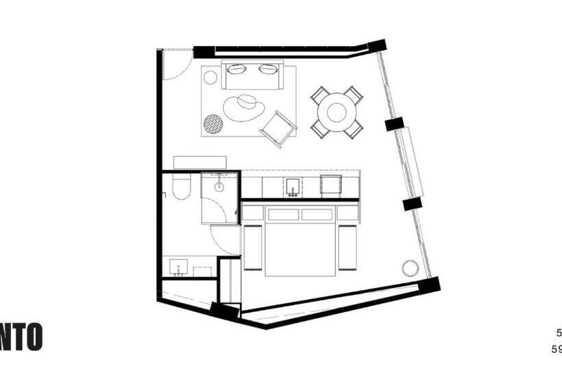 １ベッドルームアパートメント, Onto Tonalá Mexico City