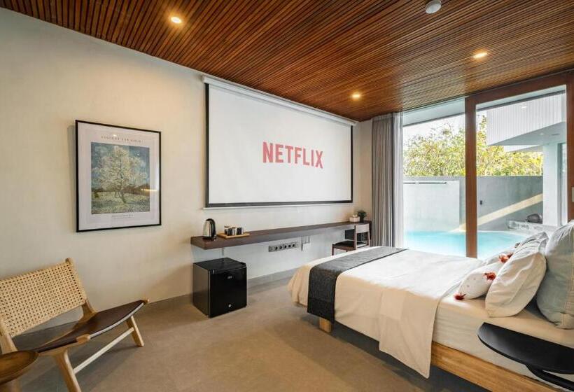 标准间带游泳池, Villa Olea