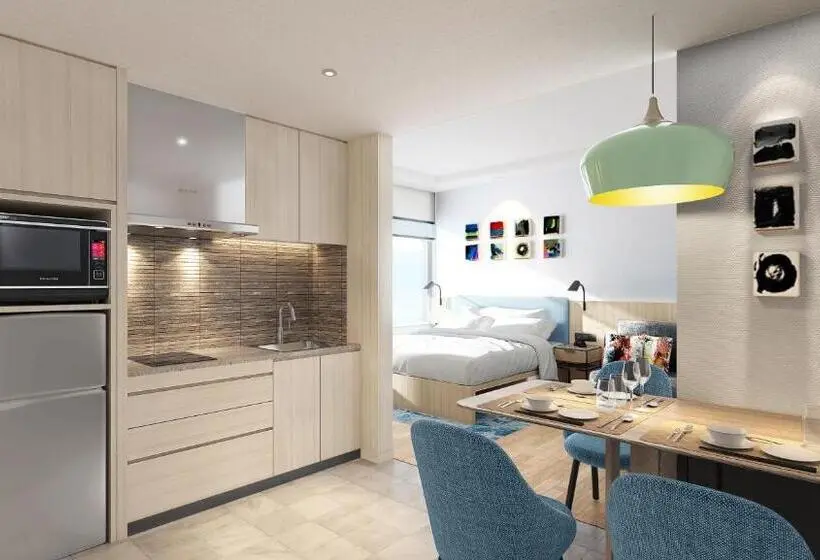 اتاق لوکس با تخت بزرگ, Hyatt House Tokyo Shibuya