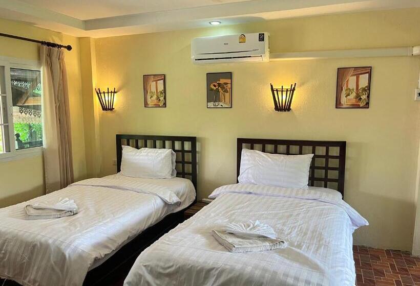 标准间带露台, Chiang Mai Slow Time