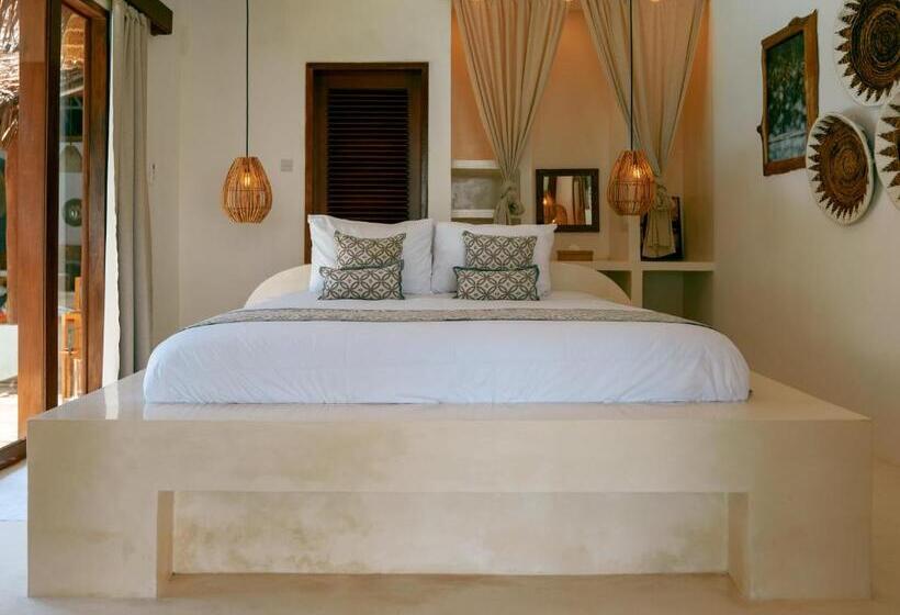 带大床的标准间, Villa Onu Mentawai   Private Rooms