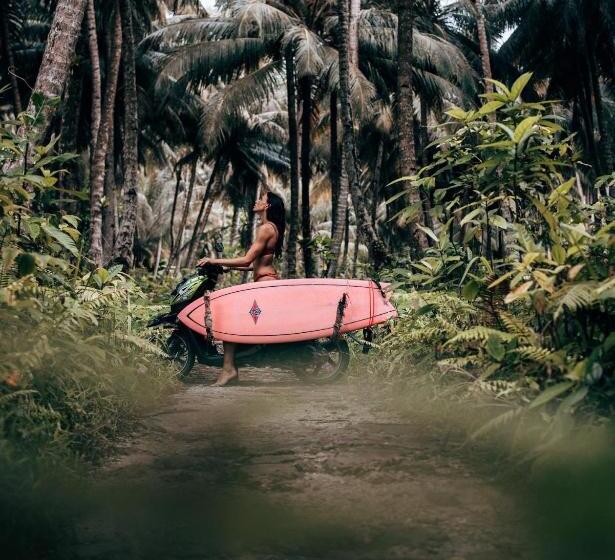 带共用浴室的标准房间, Villa Onu Mentawai   Private Rooms