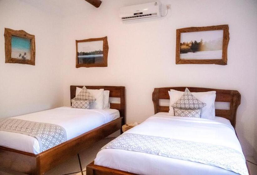 带共用浴室的标准房间, Villa Onu Mentawai   Private Rooms