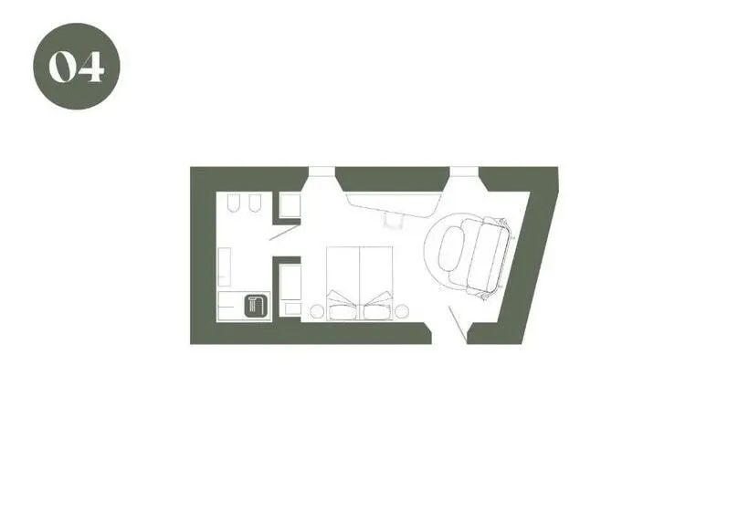 キングサイズベッドのスーペリアルーム, Arthotel Lasserhaus Adults Only
