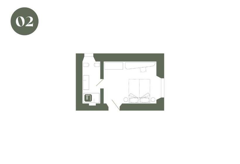 Стандартный Номер Кровать Кинг, Arthotel Lasserhaus   Adults Only