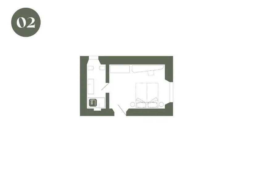 キングサイズベッドのスタンダードルーム, Arthotel Lasserhaus Adults Only