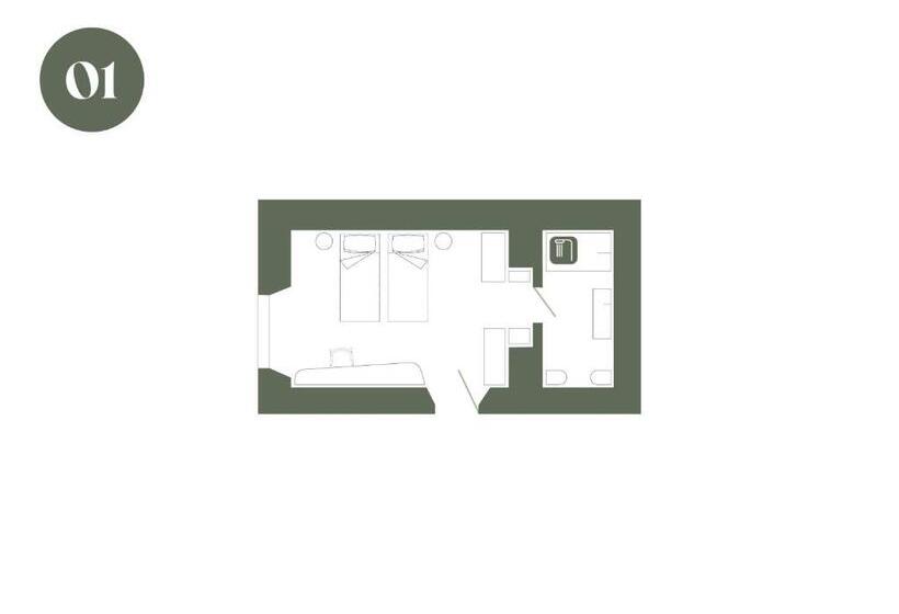 Стандартный Номер Кровать Кинг, Arthotel Lasserhaus   Adults Only