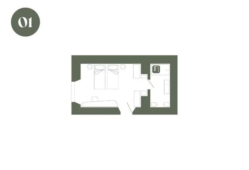 キングサイズベッドのスタンダードルーム, Arthotel Lasserhaus Adults Only