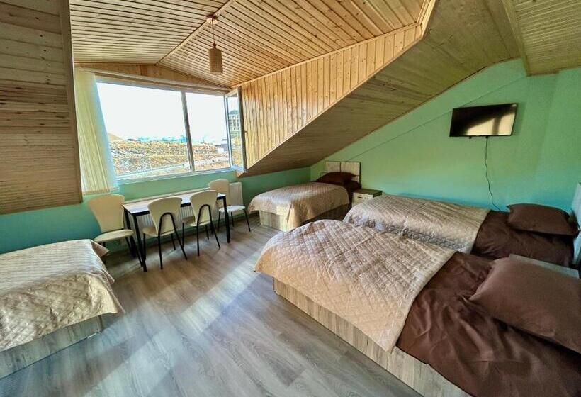 اتاق استاندارد چهارنفره با بالکن, Dandelion Hotel Gudauri