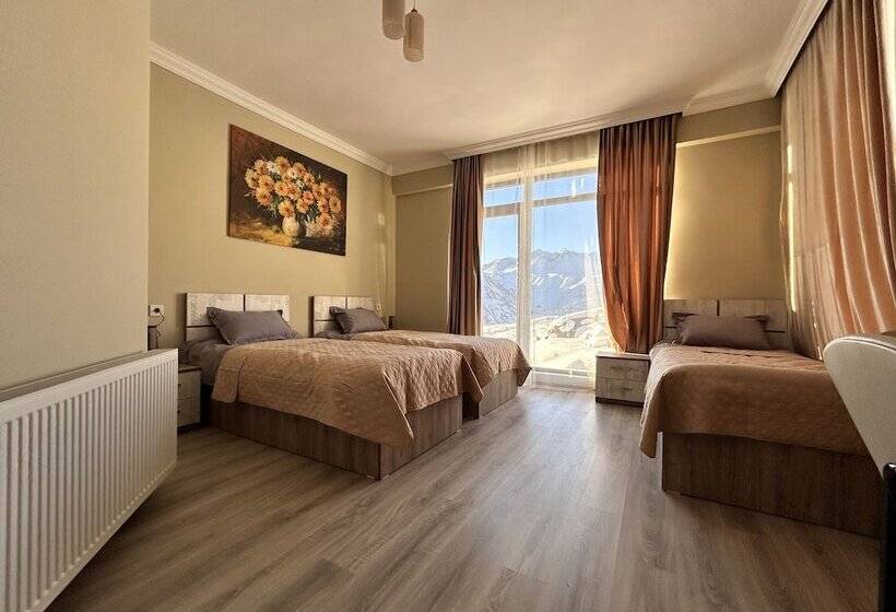 اتاق راحتی سه تخته, Dandelion Hotel Gudauri