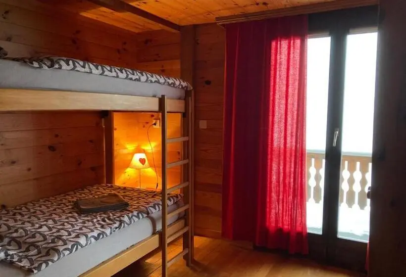 Standard-huone Jaettu Kylpyhuone, B&b Chalet Rey Bellet