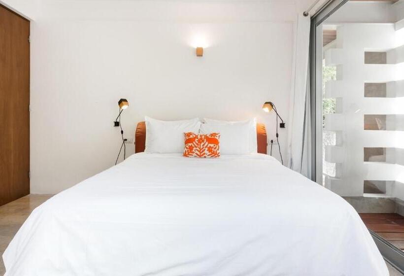 침실 1개 발코니 아파트, Casa De Piedra Tulum