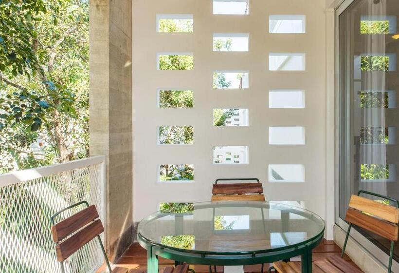 침실 1개 발코니 아파트, Casa De Piedra Tulum